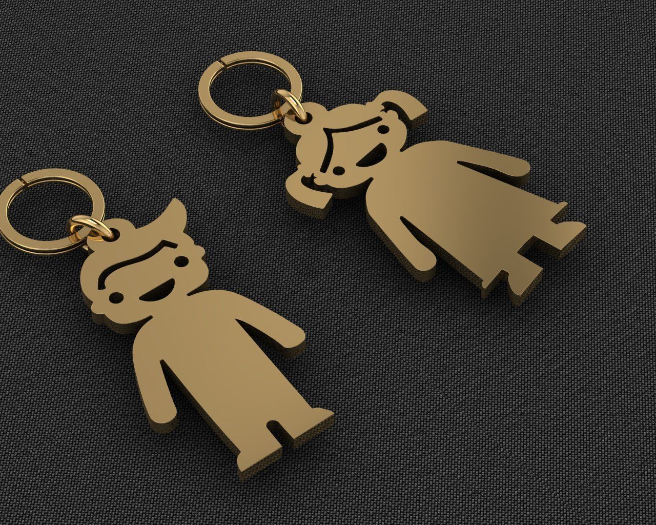 Love union sons Pendant 3D print model_1