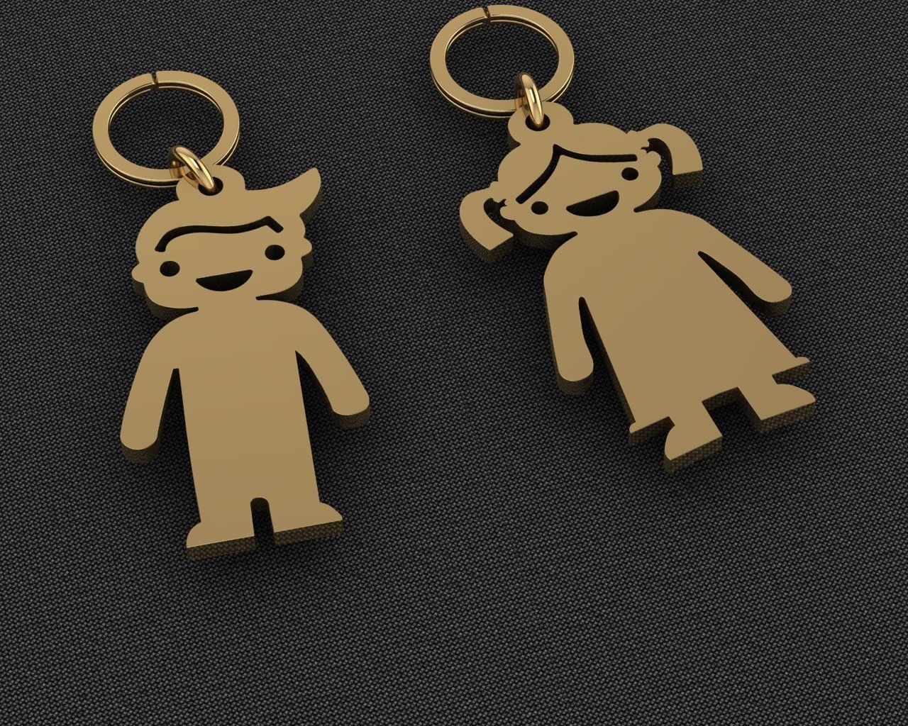 Love union sons Pendant 3D print model_3