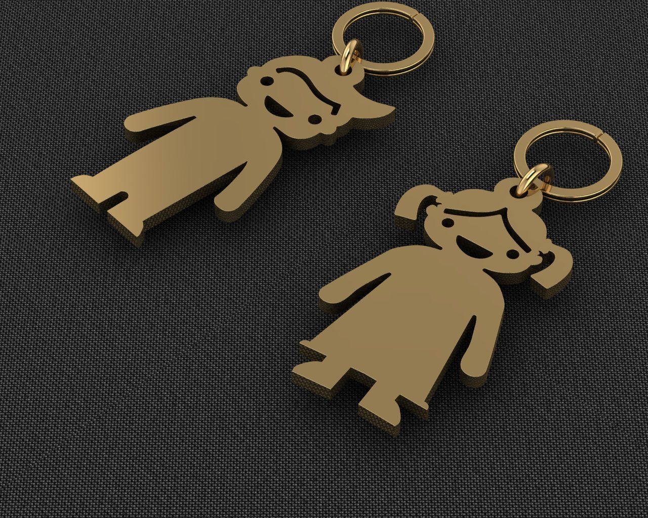 Love union sons Pendant 3D print model_2