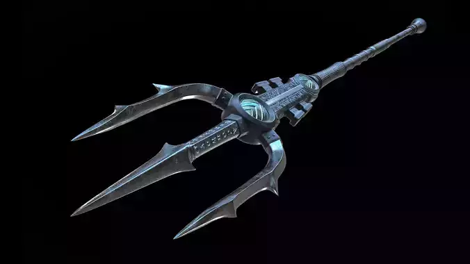 Poseidon  Trident - 3D printing