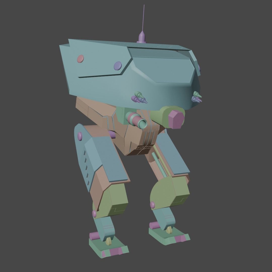 Scout Mech SC-10 3D model_4