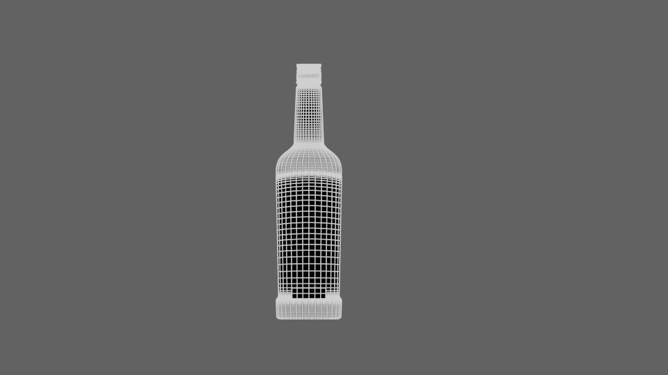 Jameson Whiskey 3D Model Low-poly 3D model_8
