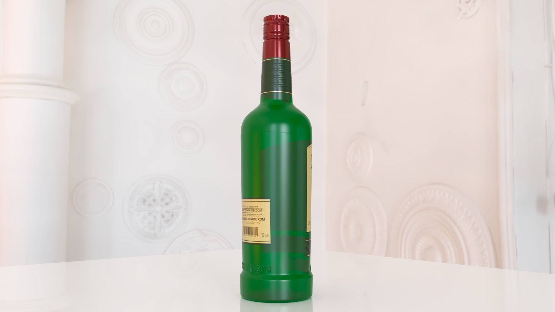 Jameson Whiskey 3D Model Low-poly 3D model_6