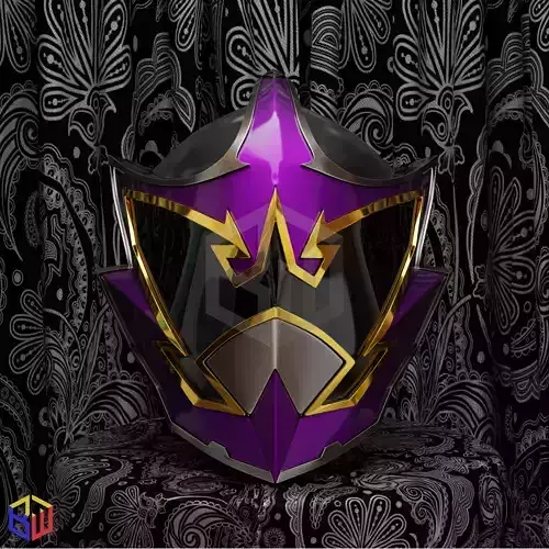 Power Rangers Koragg the Knight Wolf Helmet 3D print model