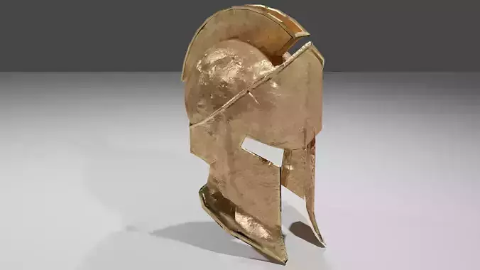 spartan Helmet  Low-poly 3D model
