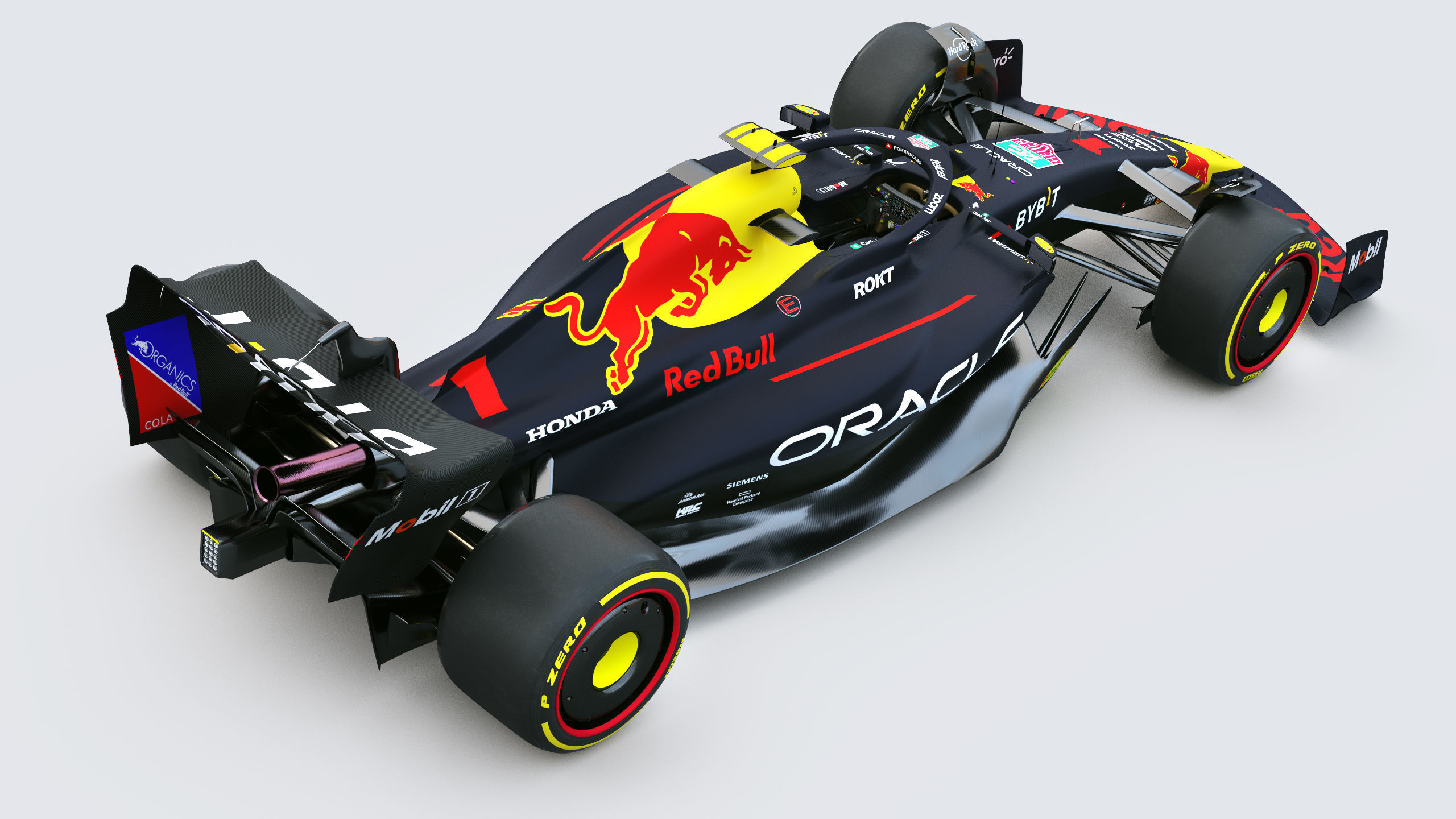 F1 RedBull RB19 2022 3D model_6