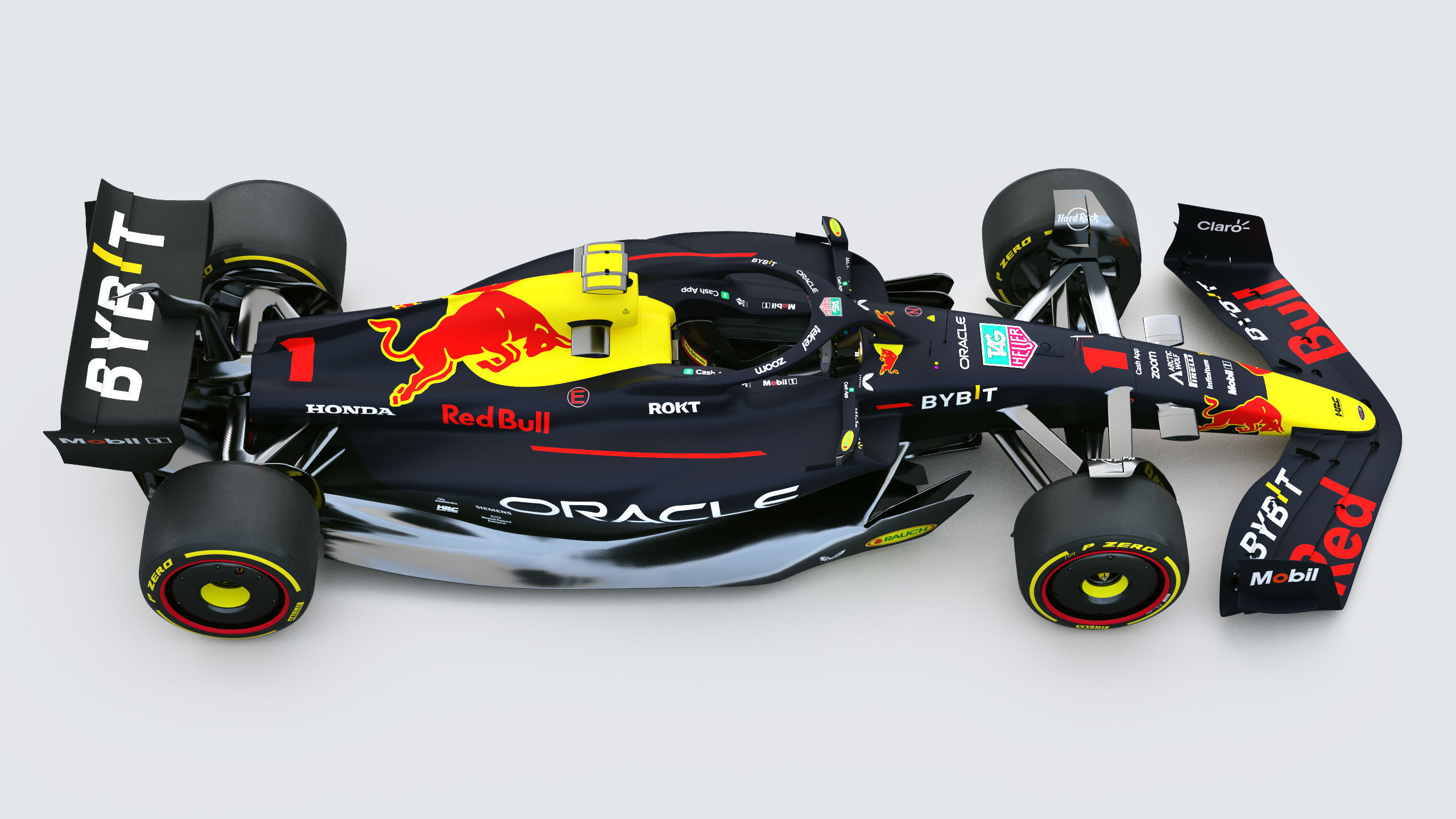F1 RedBull RB19 2022 3D model_7