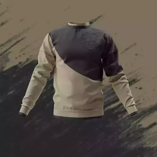 two piece oversize sweatshirt