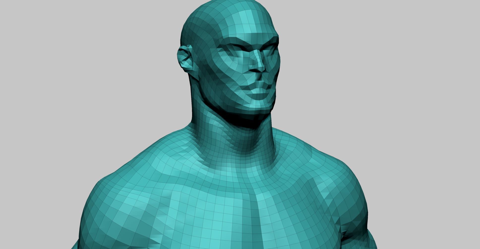 Stylized Male Anatomy A 3D model_15