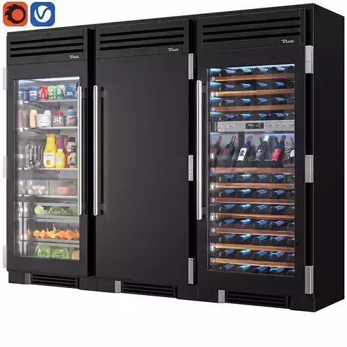 True Refrigerator Set
