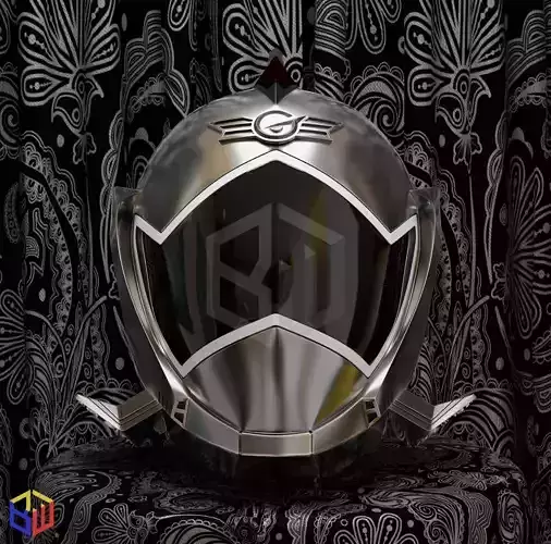 Power Rangers RPM Silver Ranger Helmet 3D print model