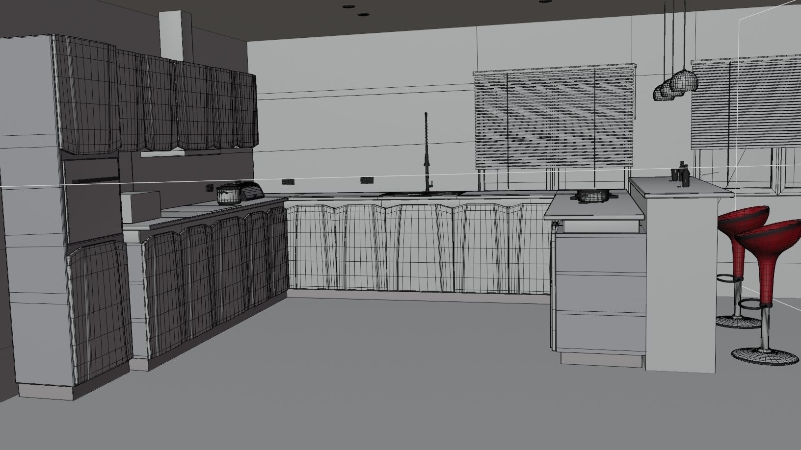 Kitchen The Robin 3D model_3