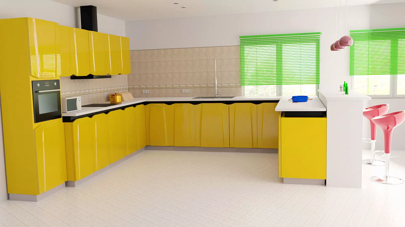 Kitchen The Robin 3D model_0