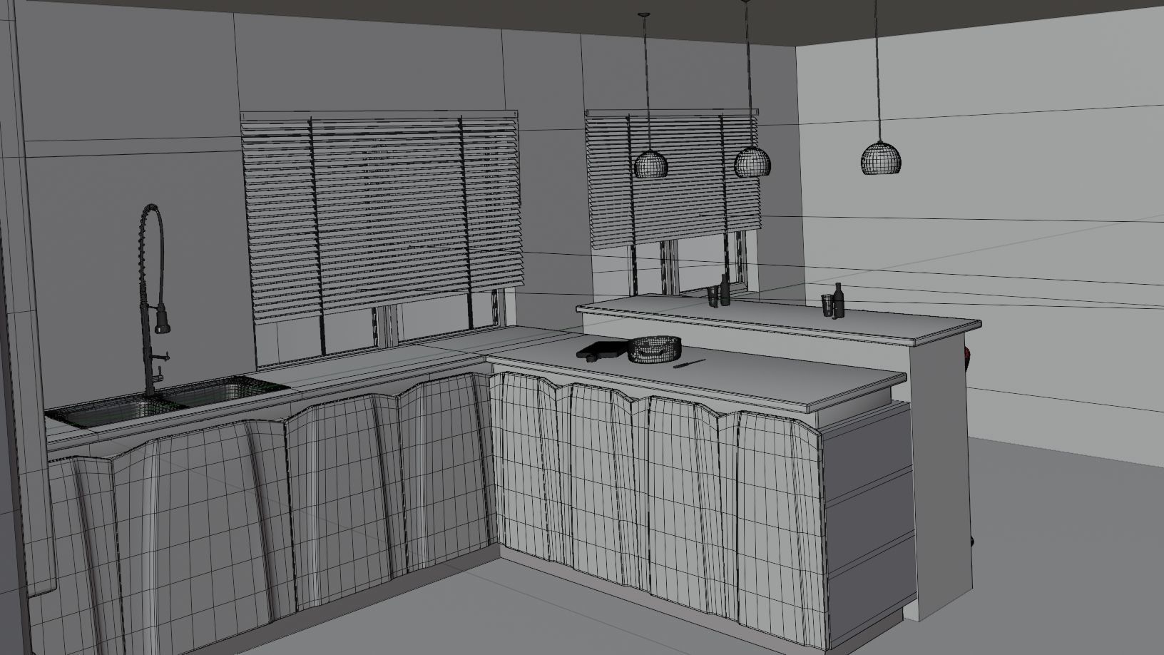 Kitchen The Robin 3D model_5