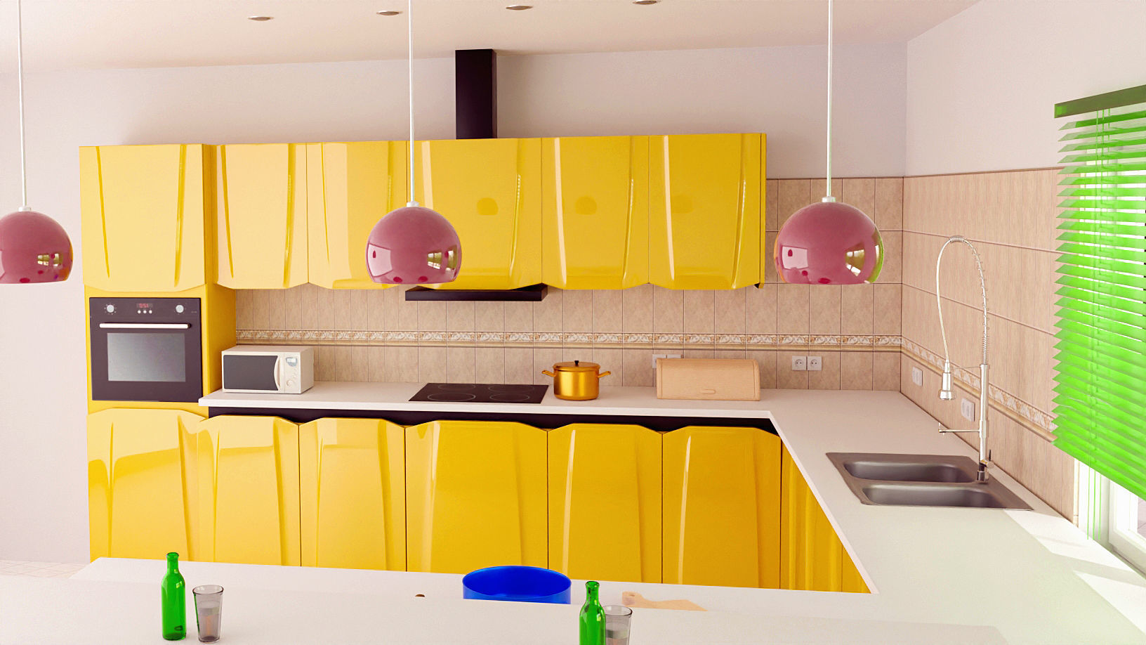 Kitchen The Robin 3D model_1