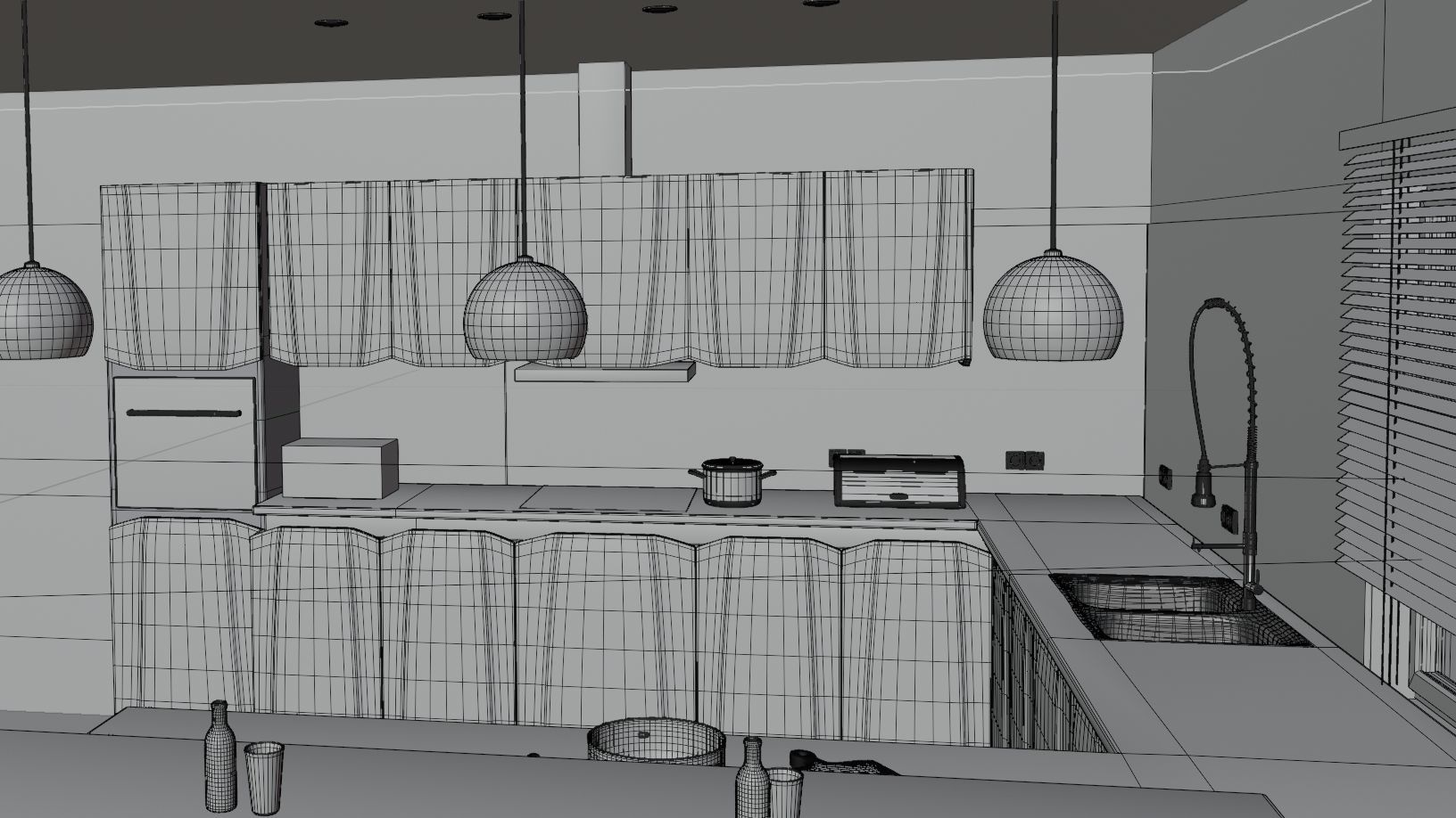 Kitchen The Robin 3D model_4