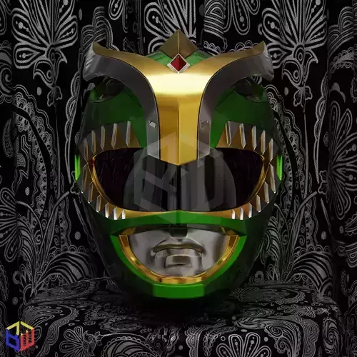 Power Rangers Green Ranger V2 Bat in the Sun Helmet