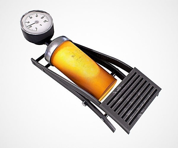 Car Detail Low-poly 3D model 2