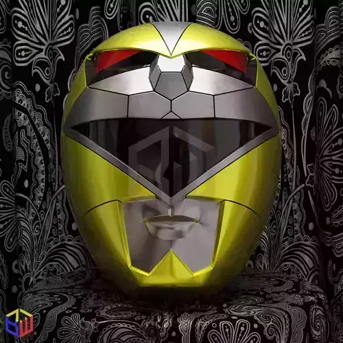 Power rangers Lost Galaxy Yellow Ranger Helmet 3D print model