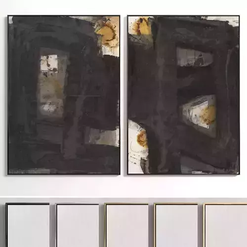 Plaster Two Photo Frame 67