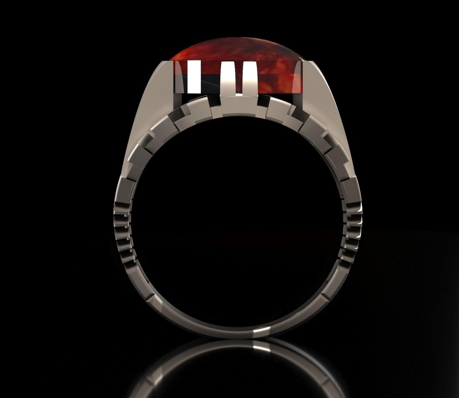 Mens Ring 3D print model_3