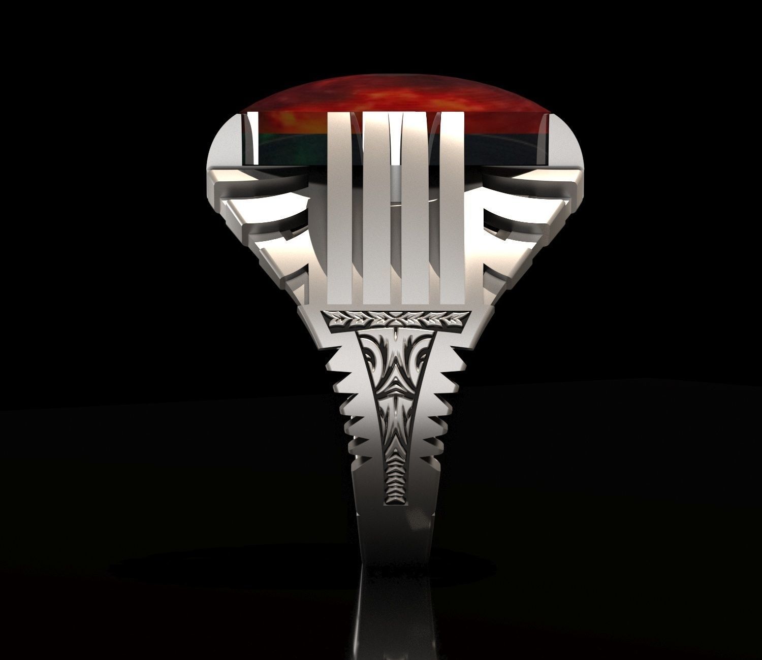 Mens Ring 3D print model_2