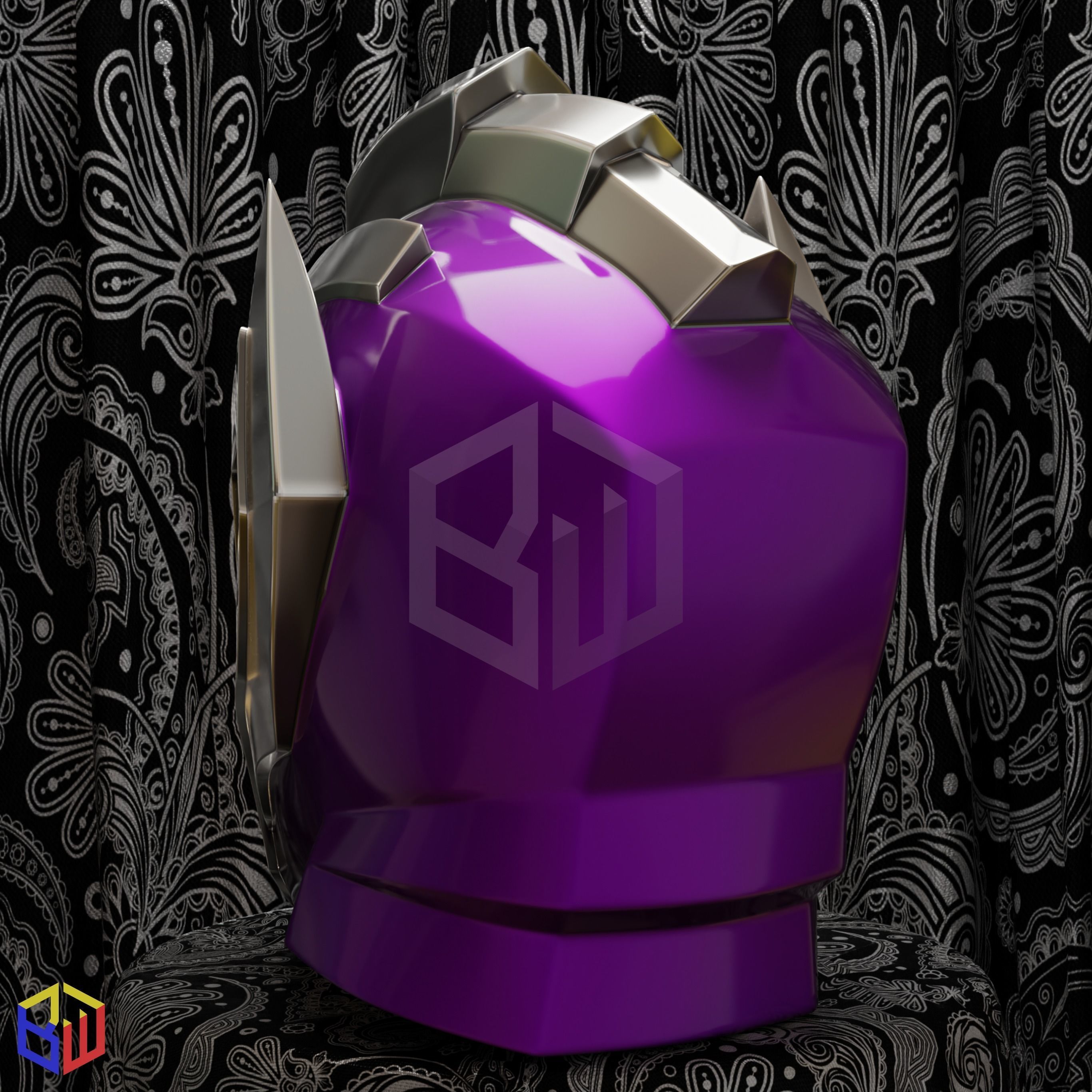 Power Rangers Void Knight Helmet 3D print model_3