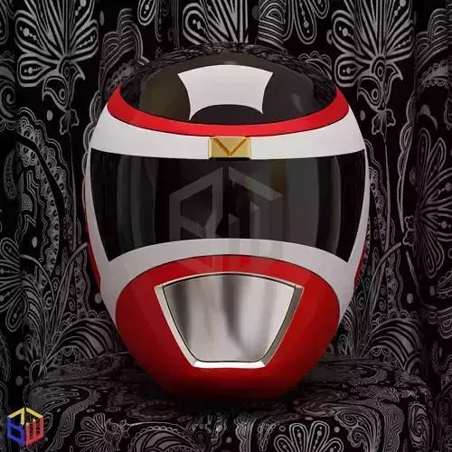 Power Rangers In Space Red Ranger Helmet 3D print model