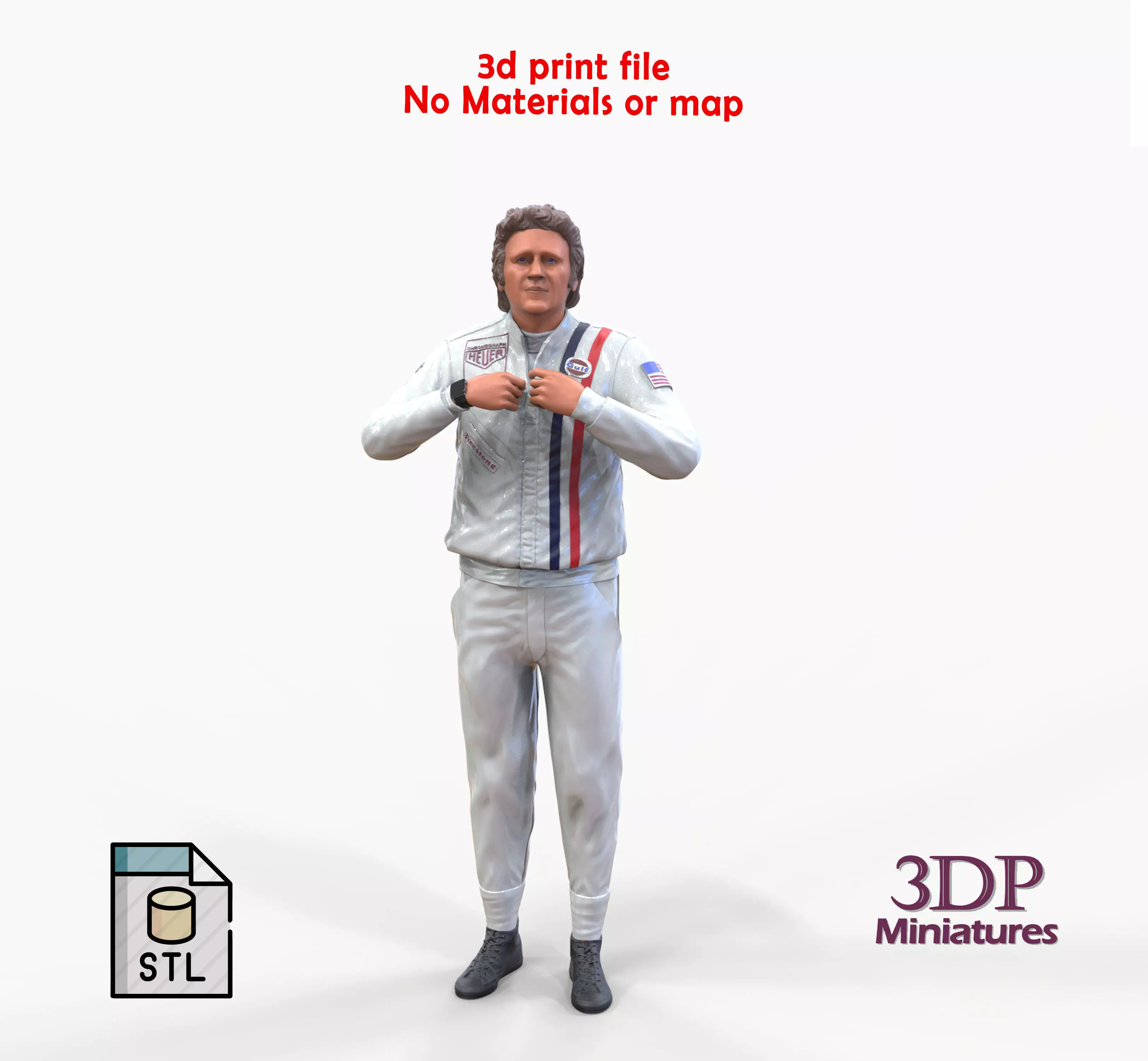Steve McQueen 3D print model_0