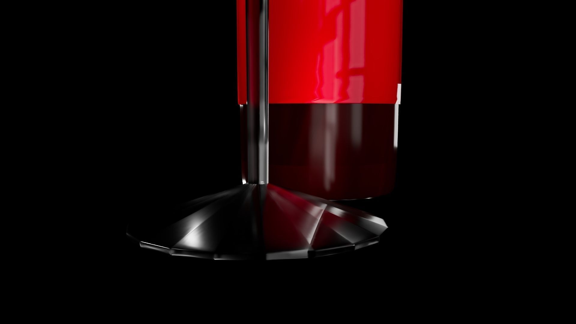 Wine Bottle and Glass Made in Maya 3D model_6