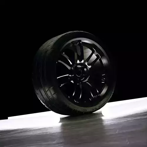 Rays Volk Racing RE30 Clubsport II Low-poly 3D model