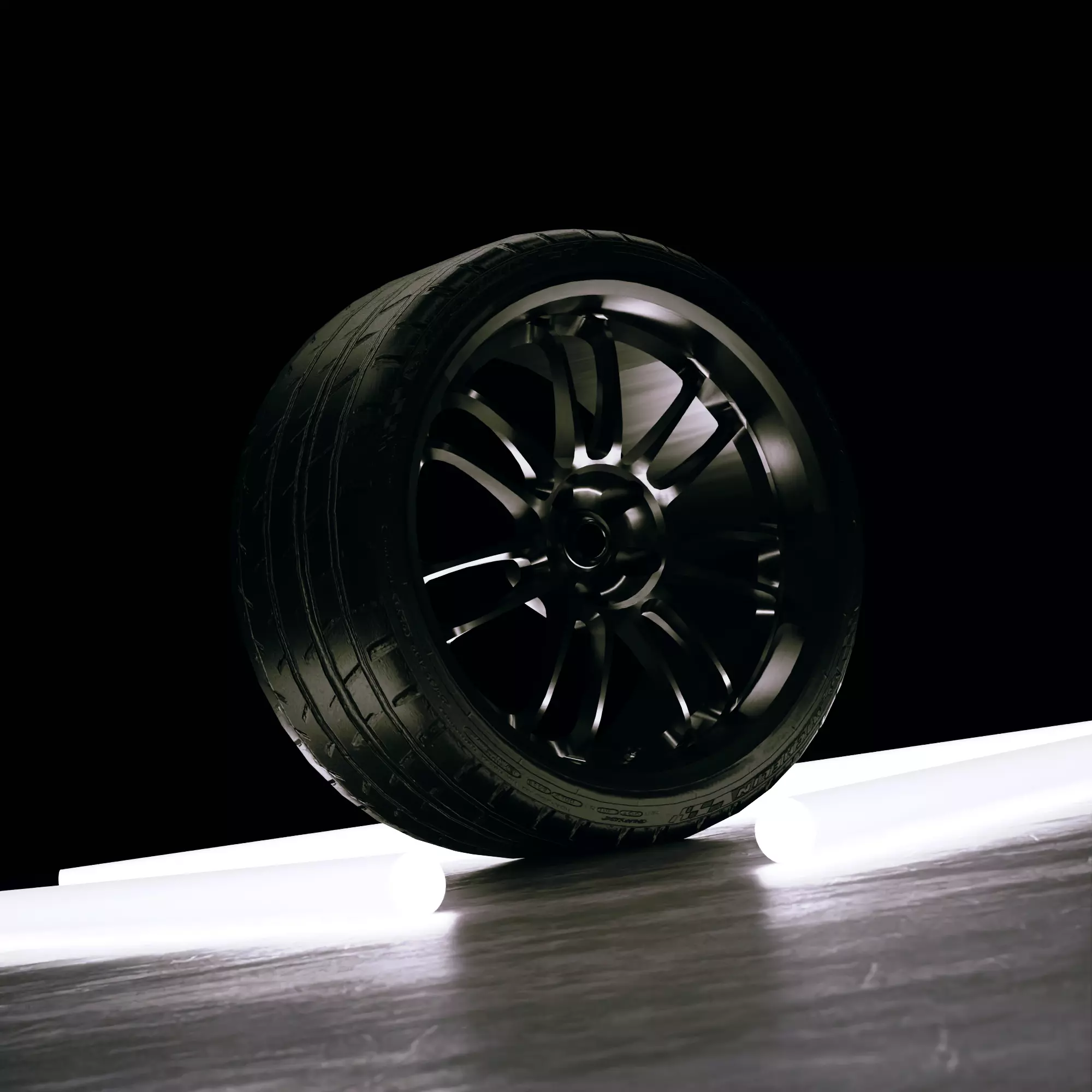 Rays Volk Racing RE30 Clubsport II Low-poly 3D model_0