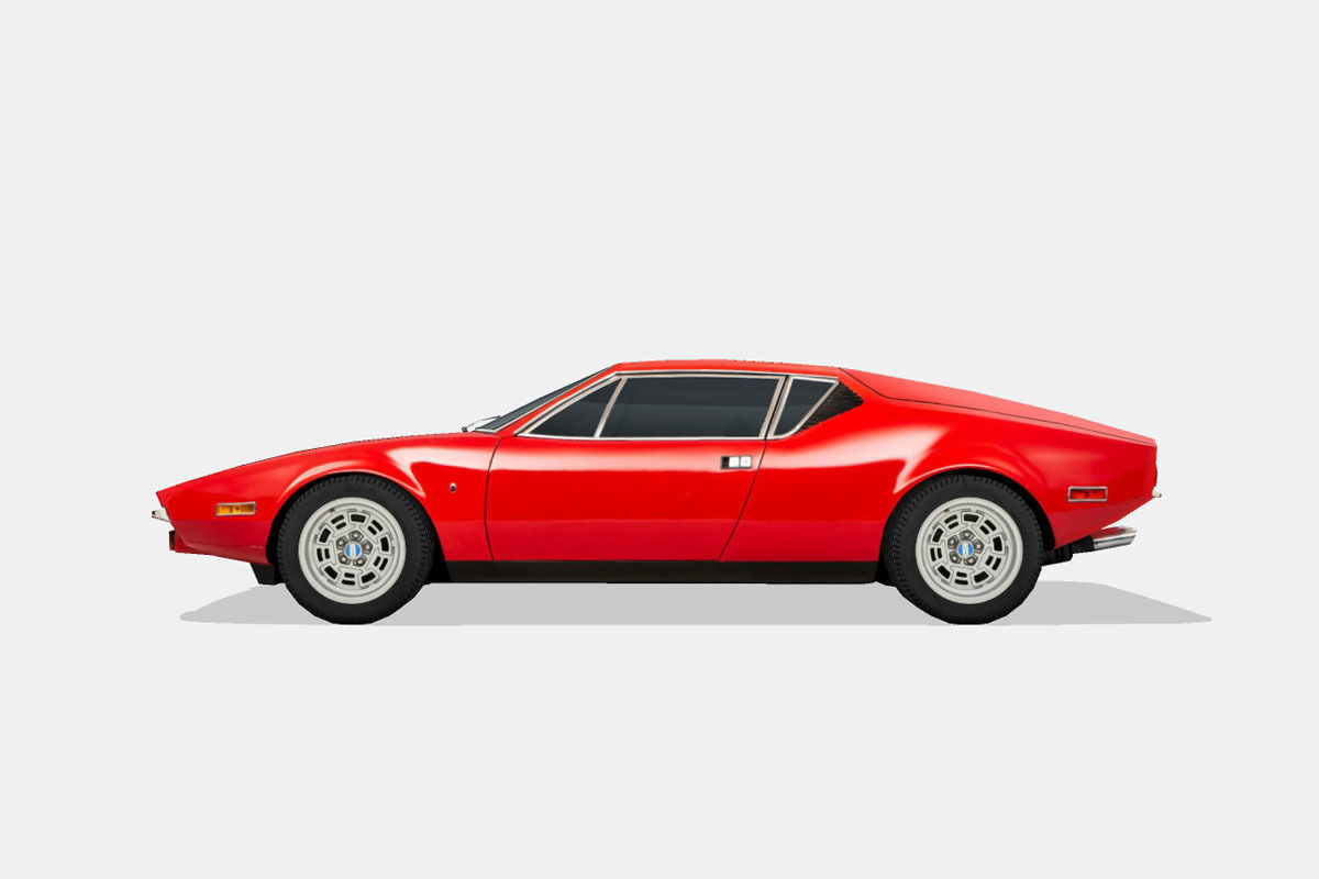 De Tomaso Pantera 1974 Low-poly 3D model_6