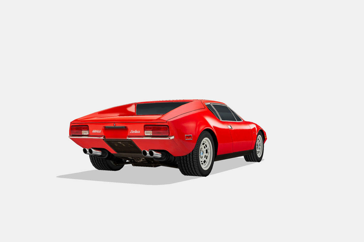 De Tomaso Pantera 1974 Low-poly 3D model_11