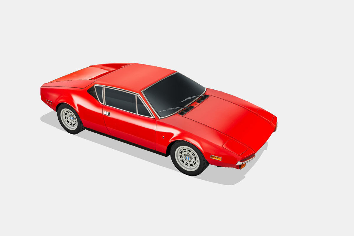De Tomaso Pantera 1974 Low-poly 3D model_14