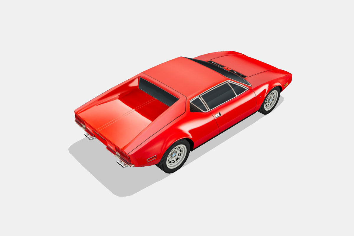 De Tomaso Pantera 1974 Low-poly 3D model_12