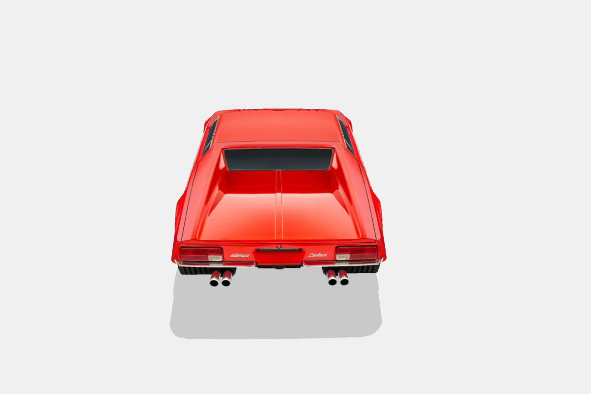De Tomaso Pantera 1974 Low-poly 3D model_9