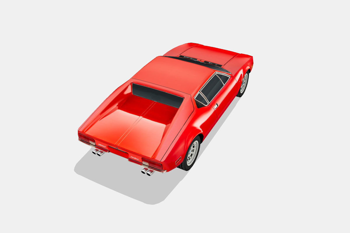 De Tomaso Pantera 1974 Low-poly 3D model_10