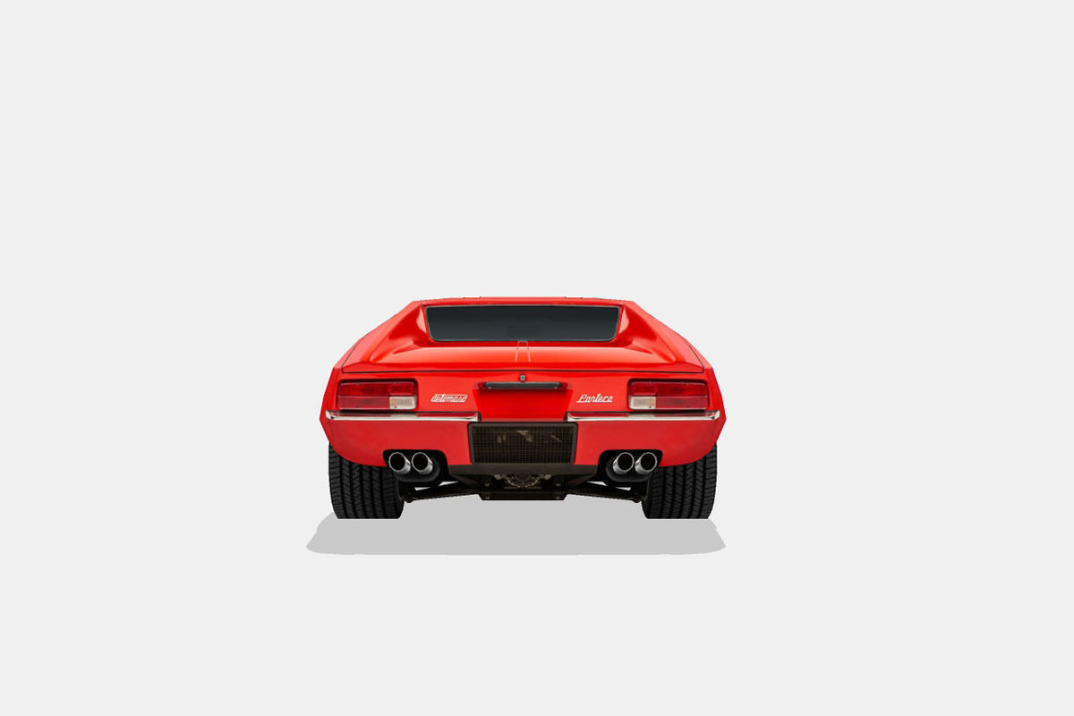 De Tomaso Pantera 1974 Low-poly 3D model_8