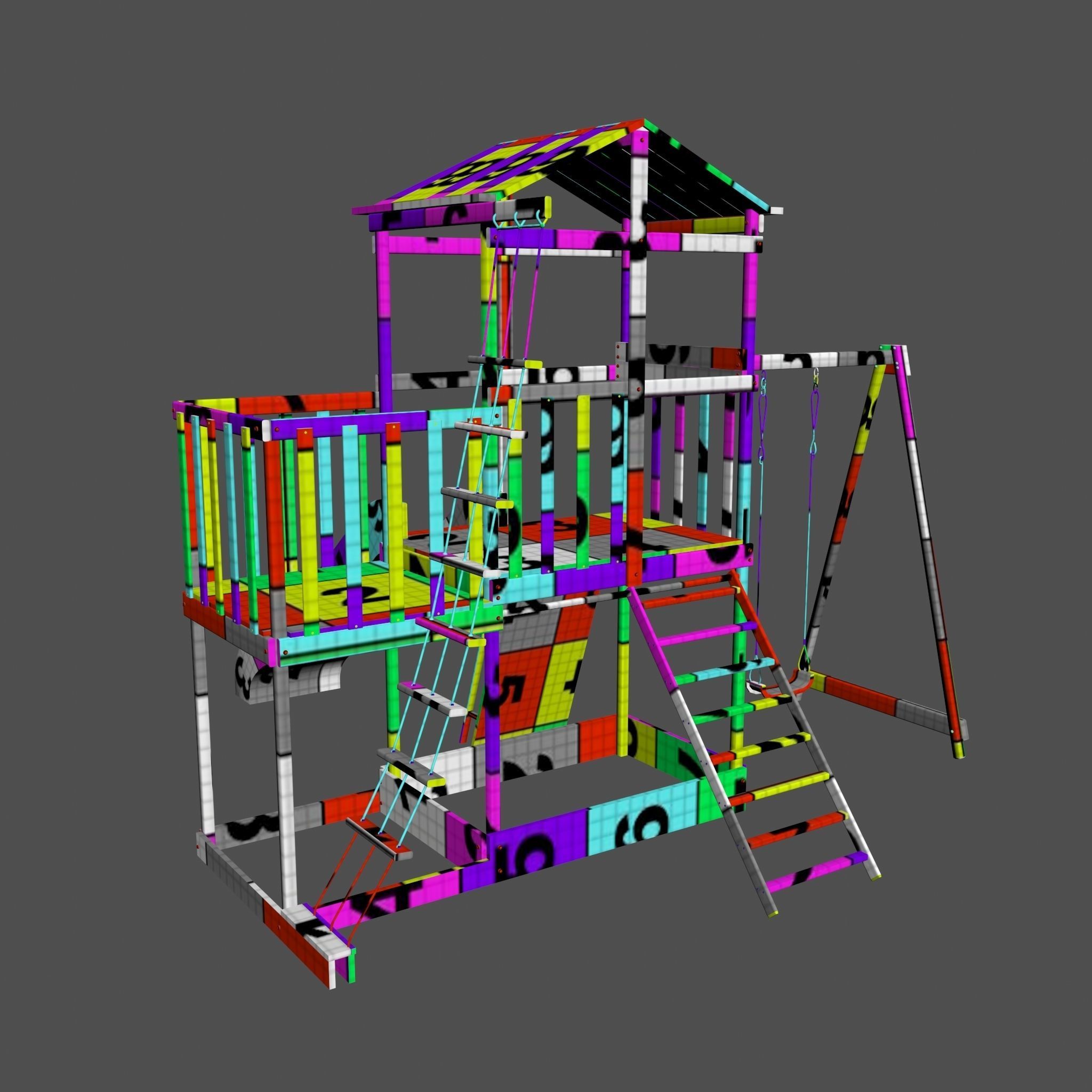 Children playground    3D model_19