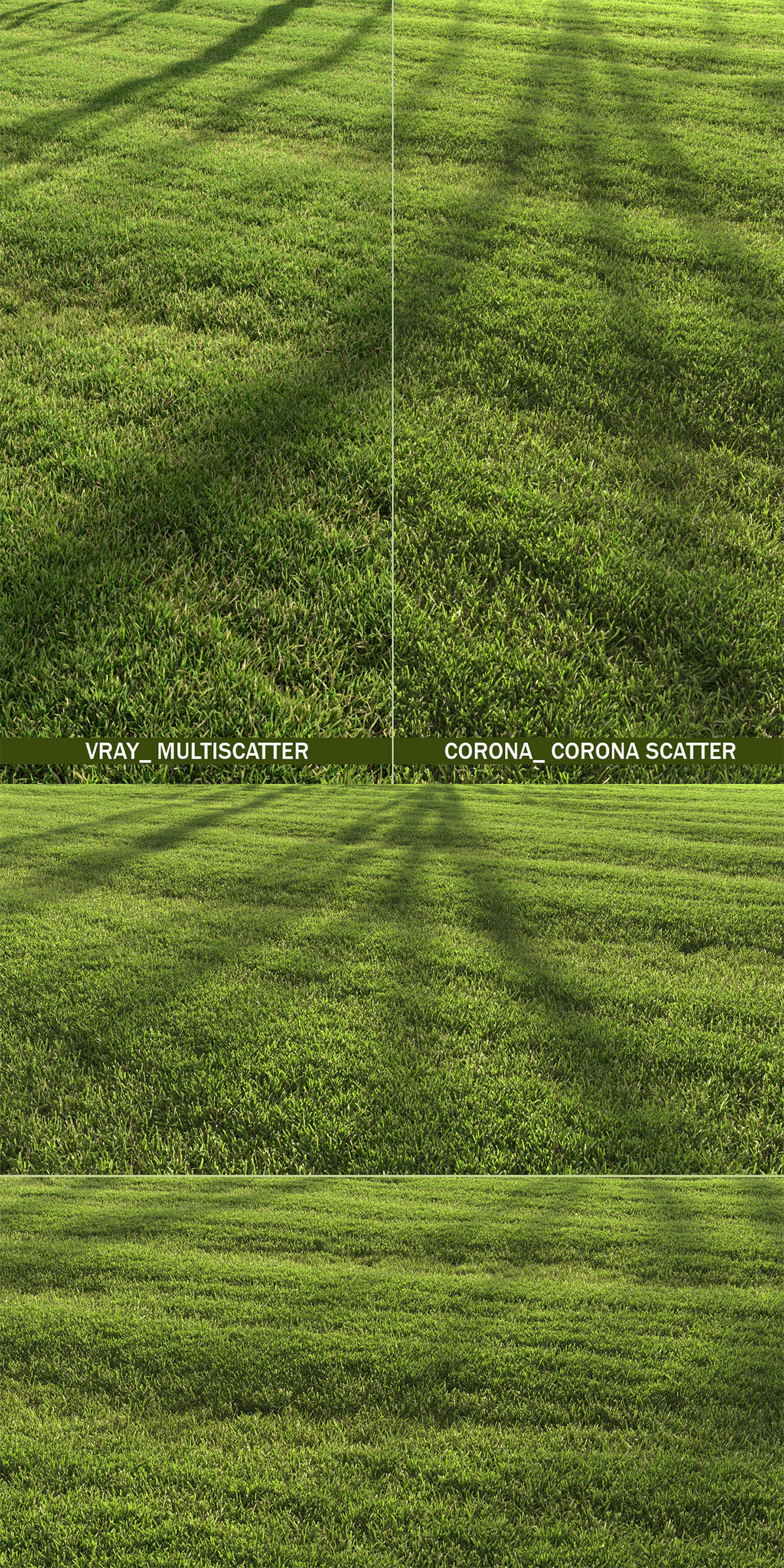 lawn landscape 3D model_1