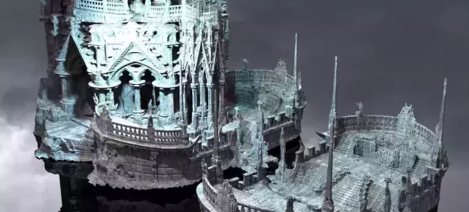 Poseidon Walkways Kitbash 1 3D model