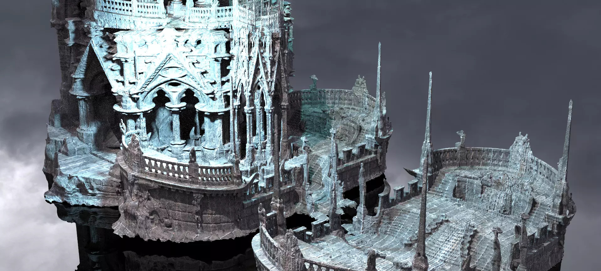 Poseidon Walkways Kitbash 1 3D model_0