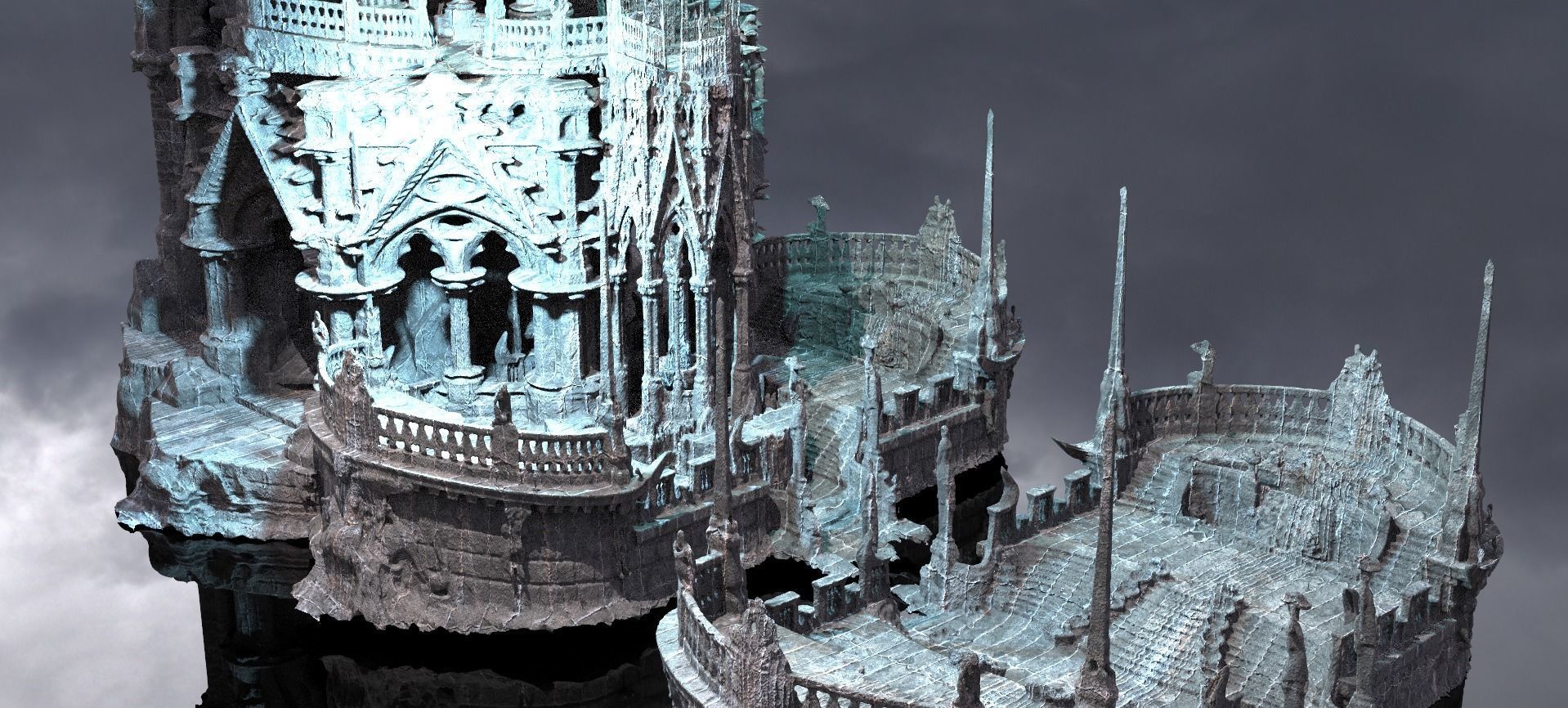 Poseidon Walkways Kitbash 1 3D model_1