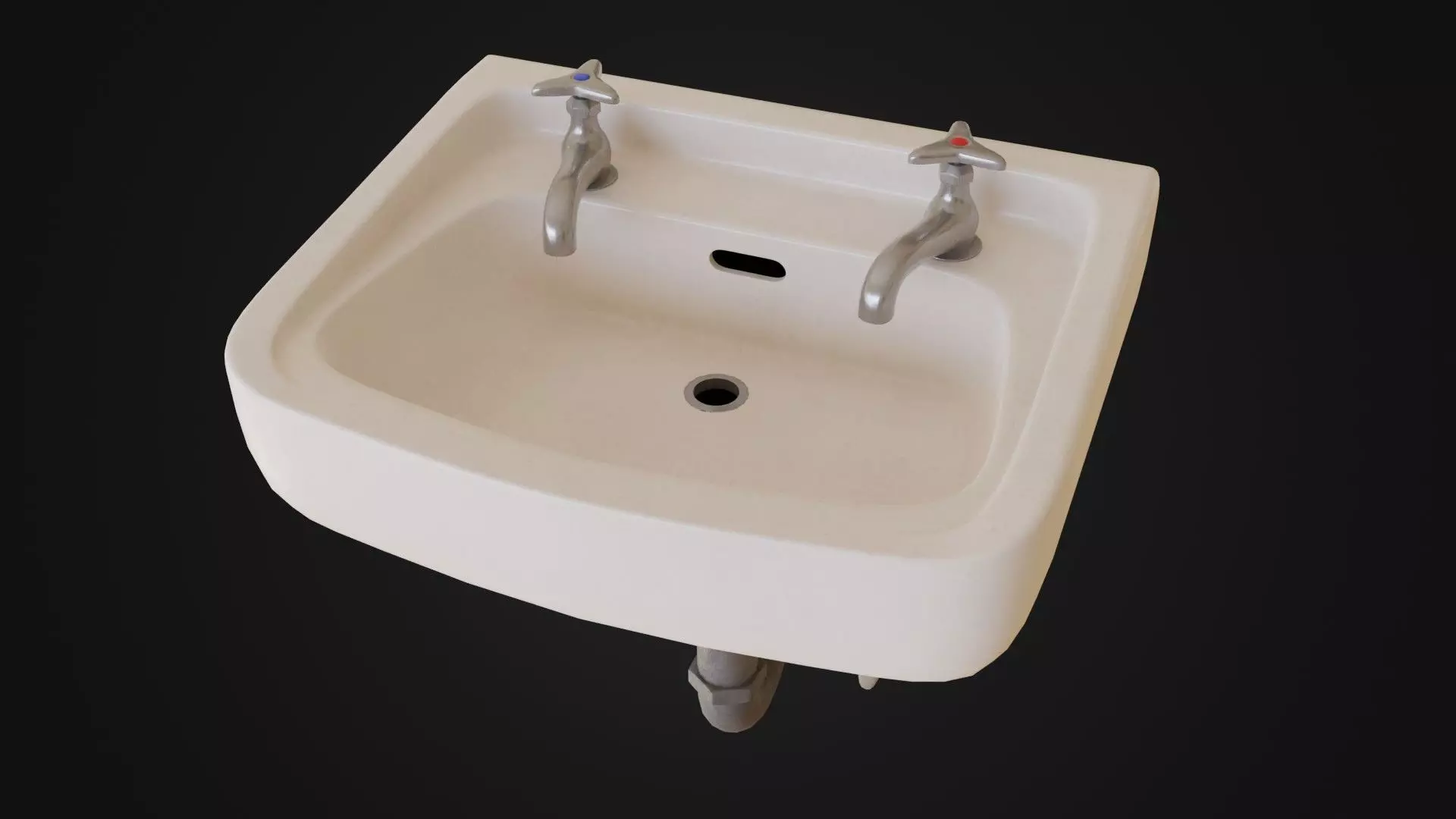 Japanese Sink 10 Low-poly 3D model