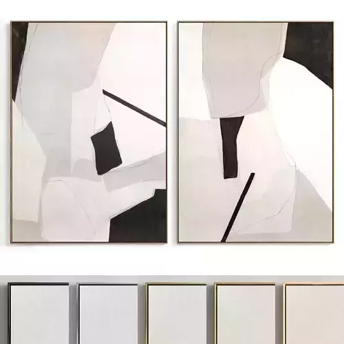 Plaster Two Photo Frame 72