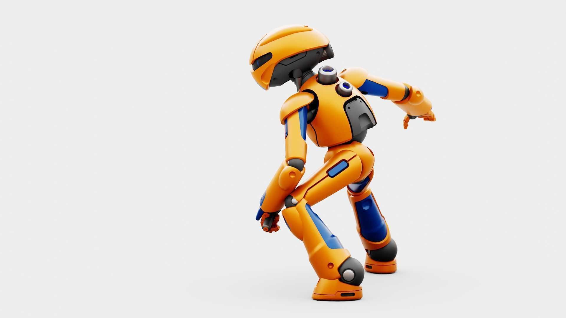 BATTLE DROID RF-800 RIGGED 3D model_10