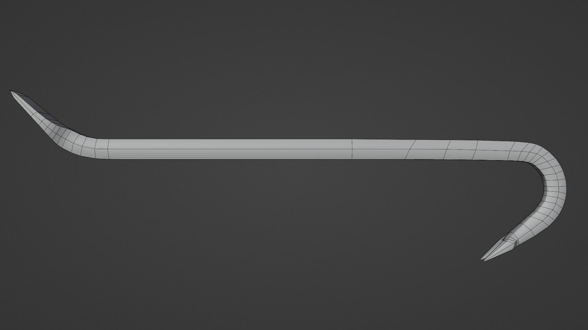 Crowbar 3D low-poly Models  Low-poly 3D model_5