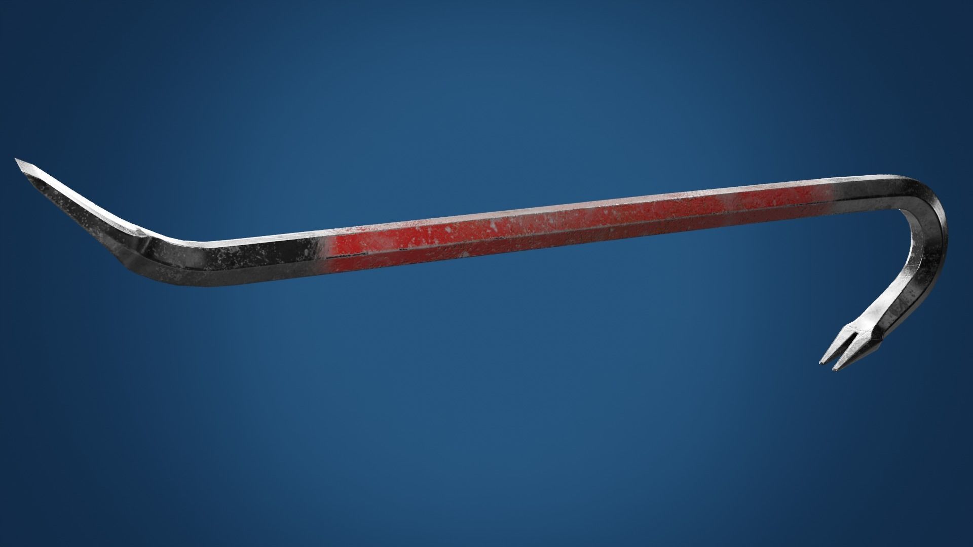 Crowbar 3D low-poly Models  Low-poly 3D model_2
