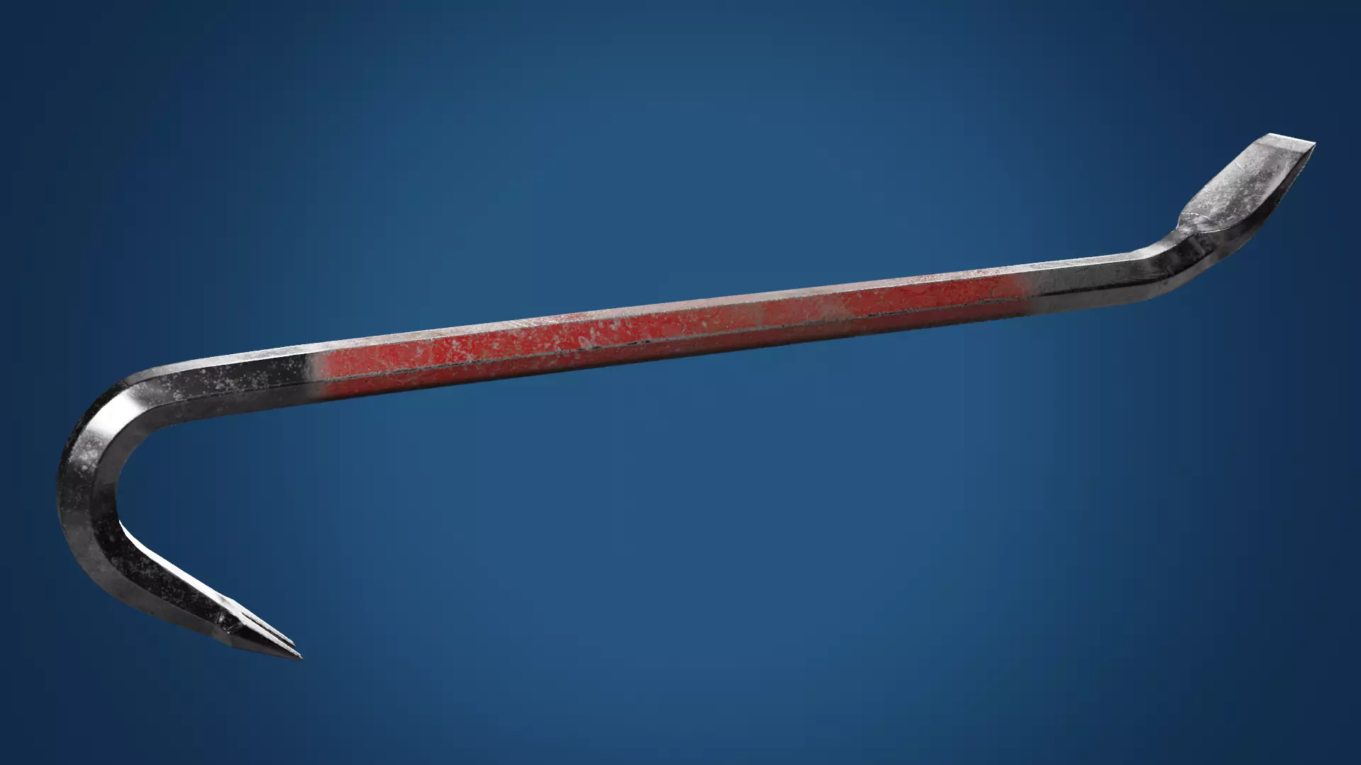 Crowbar 3D low-poly Models  Low-poly 3D model_0
